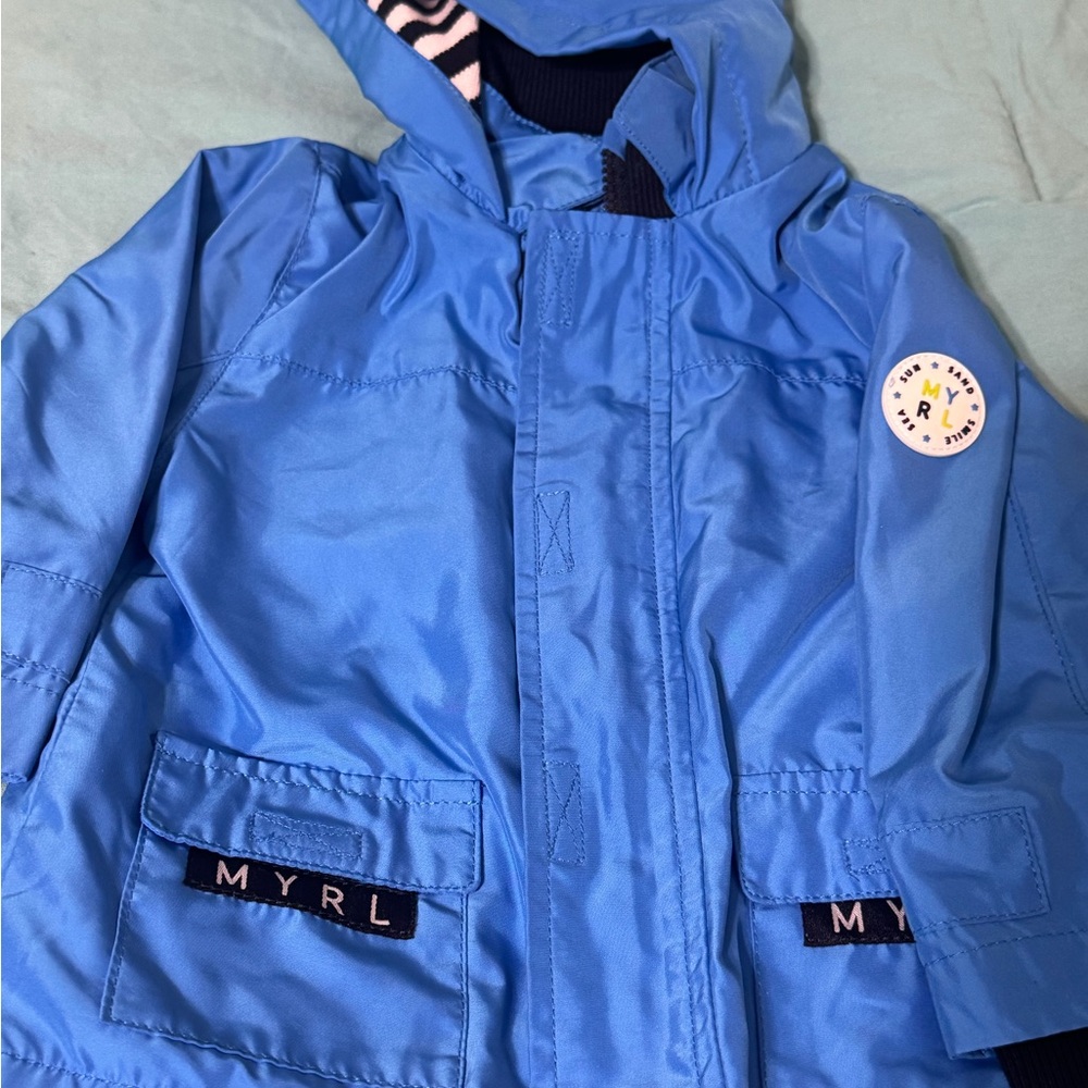 Mayoral 6 mos Boys Blue Jacket